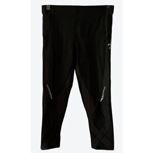 CWX Women's XS 3/4 Stabilyx Joint Compression Tights Black Gray 25" x 18"